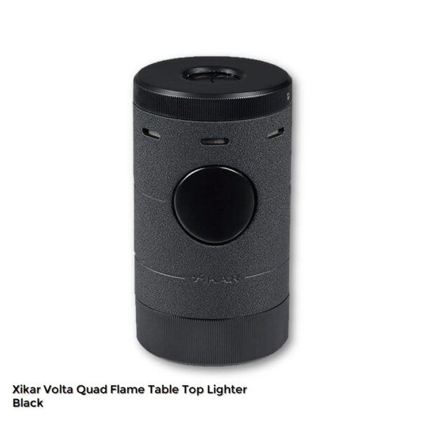 Xikar Volta Quad Flame Table Top Lighter Black