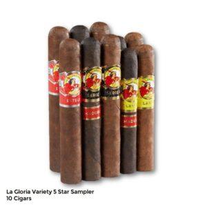 La Gloria Variety 5 Star Sampler 10 Cigars
